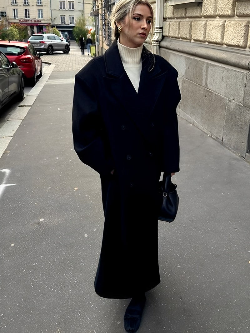 Velouré Oversized Coat