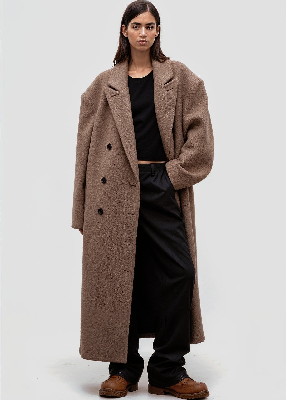 Velouré Oversized Coat