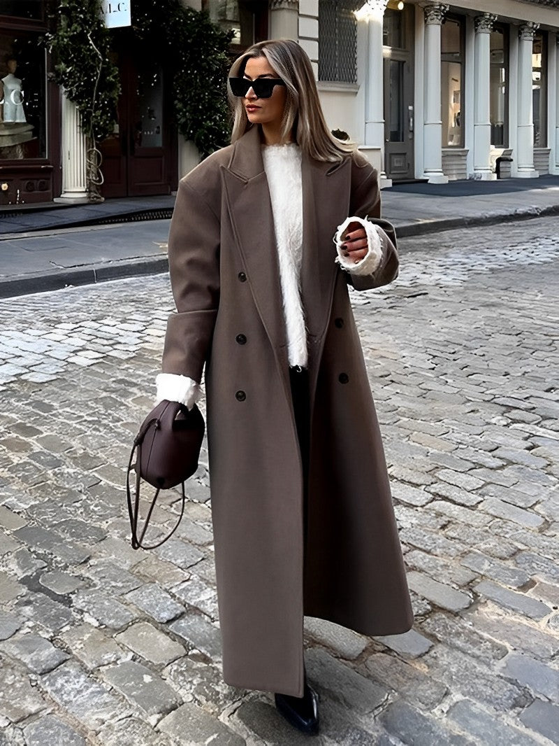 Velouré Oversized Coat