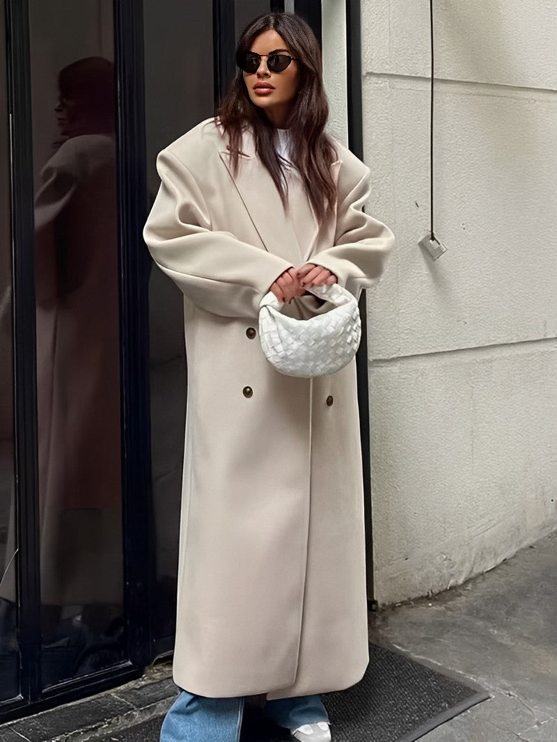 Velouré Oversized Coat