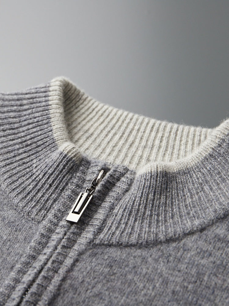 Asher™ | Luxe Cashmere Zip Jacket