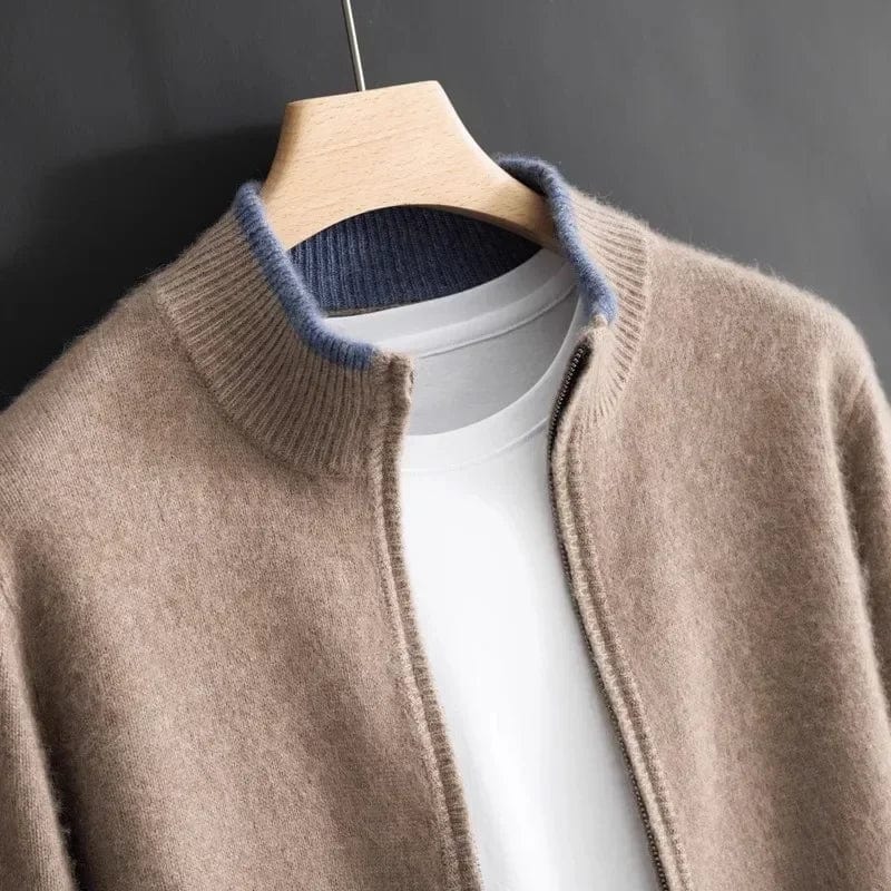 Asher™ | Luxe Cashmere Zip Jacket