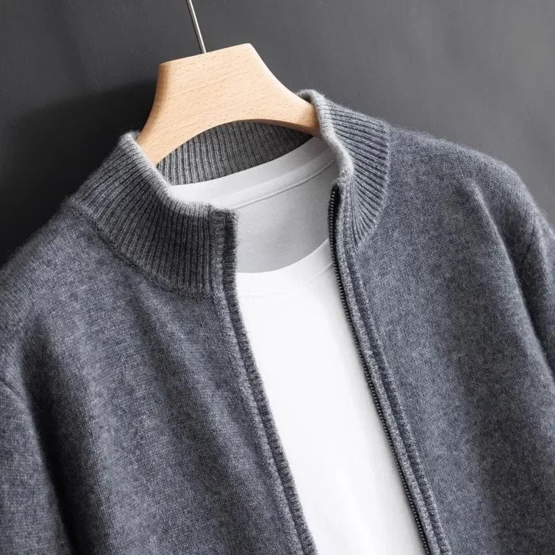 Asher™ | Luxe Cashmere Zip Jacket