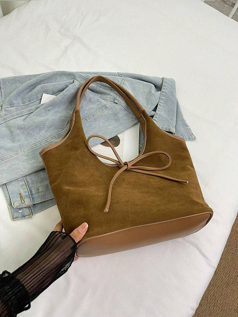 Florence Suede Bow Bag