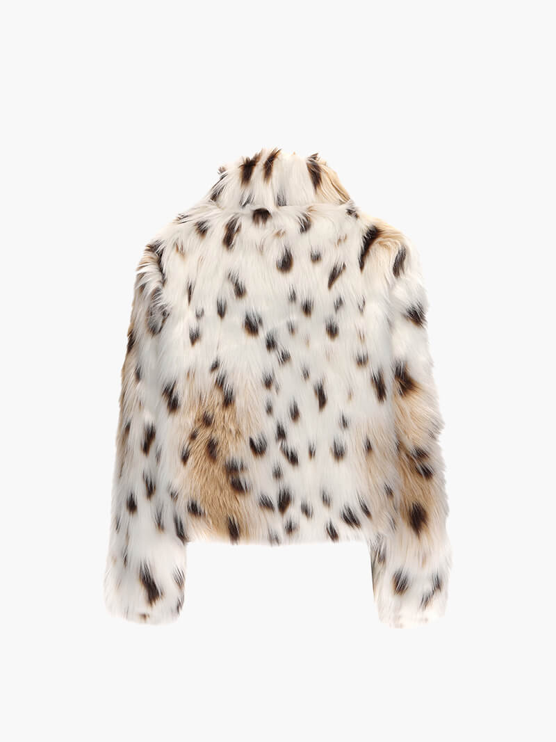 Leopard Faux Fur Coat