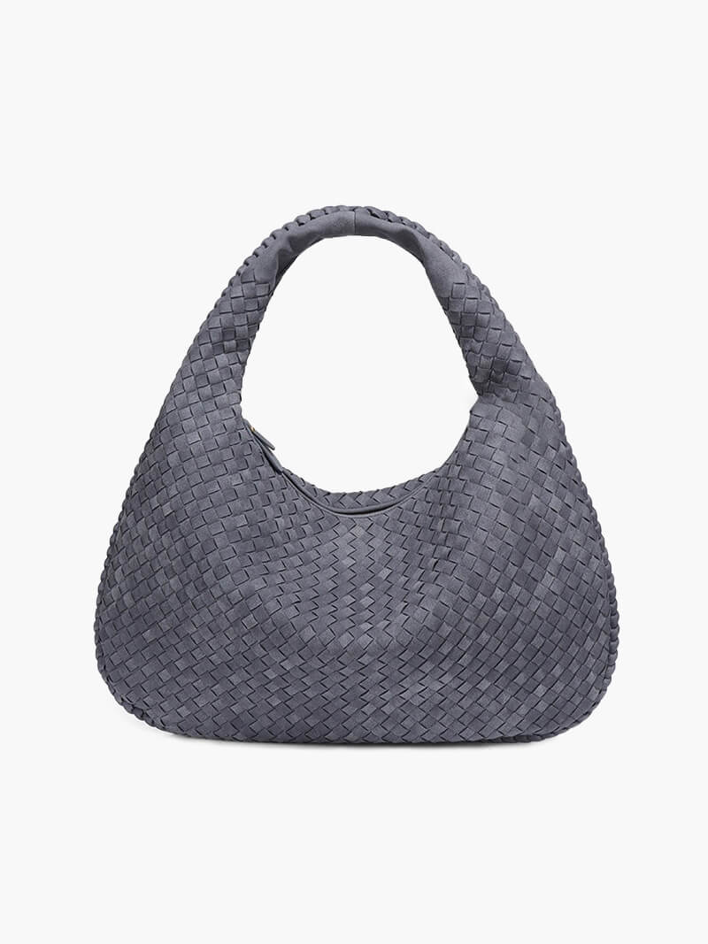 Suede Woven Bag